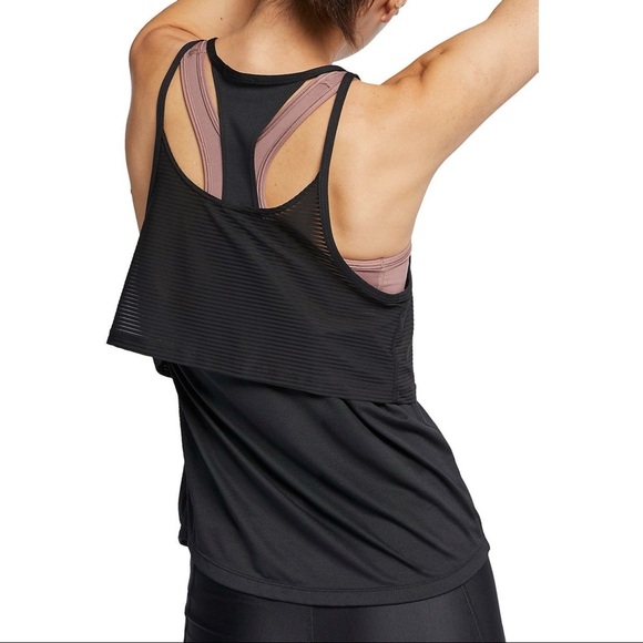 NWT: Nike Air Black Tank Top - Picture 3 of 4